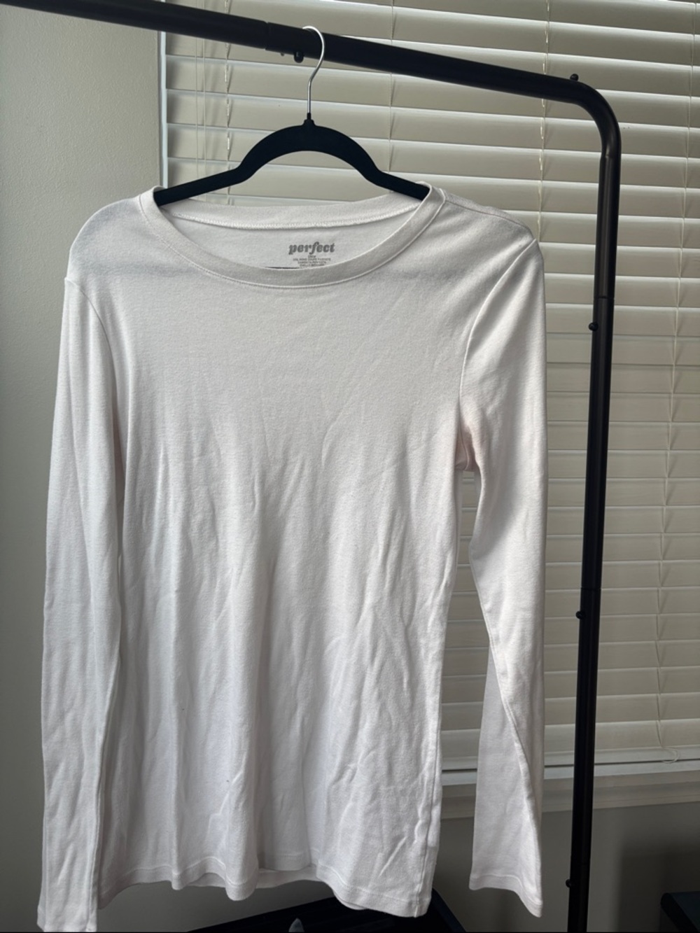 Basic White Long Sleeve Tee